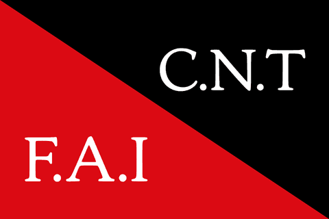 Flag: Anarchist Aragon and Catalonia