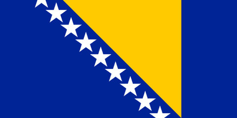 Flag: Bosnia and Herzegovina