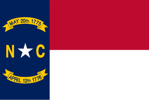 Flag: North Carolina (United States)
