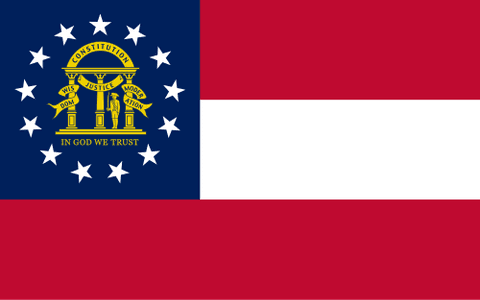 Flag: Georgia (United States)