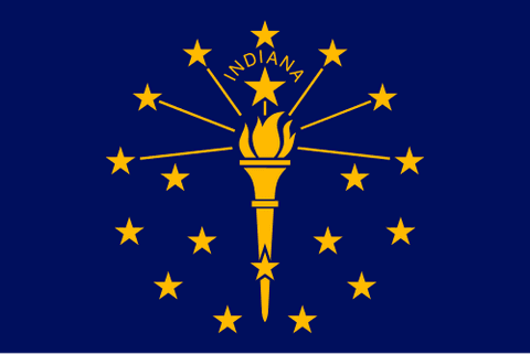 Flag: Indiana (United States)