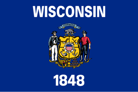 Flag: Wisconsin (United States)
