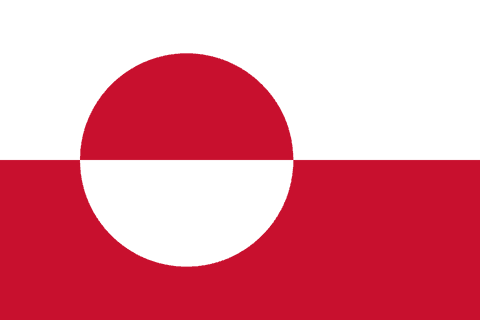 Flag: Greenland (Denmark)