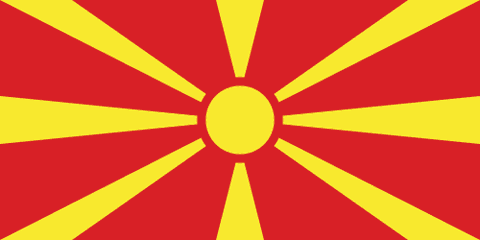 Flag: North Macedonia
