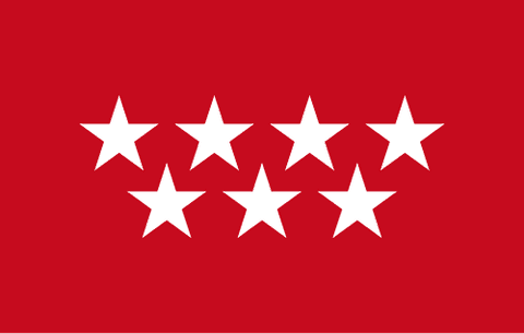 Flag: Madrid (Spain)