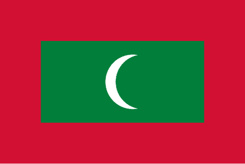 Flag: Maldives