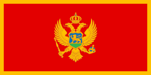 Flag: Montenegro