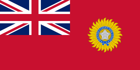 Flag: British Raj