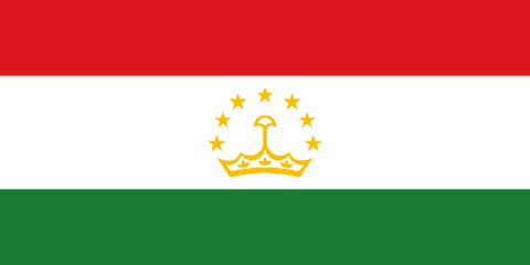 Flag: Tajikistan
