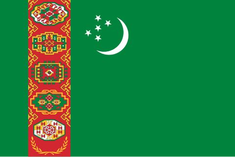 Flag: Turkmenistan